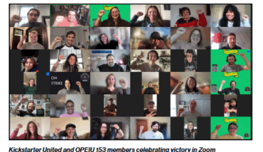 Kickstarter United NYC-OPEIU 153 ‘Declares Victory & Ends 40-Plus Day Strike’