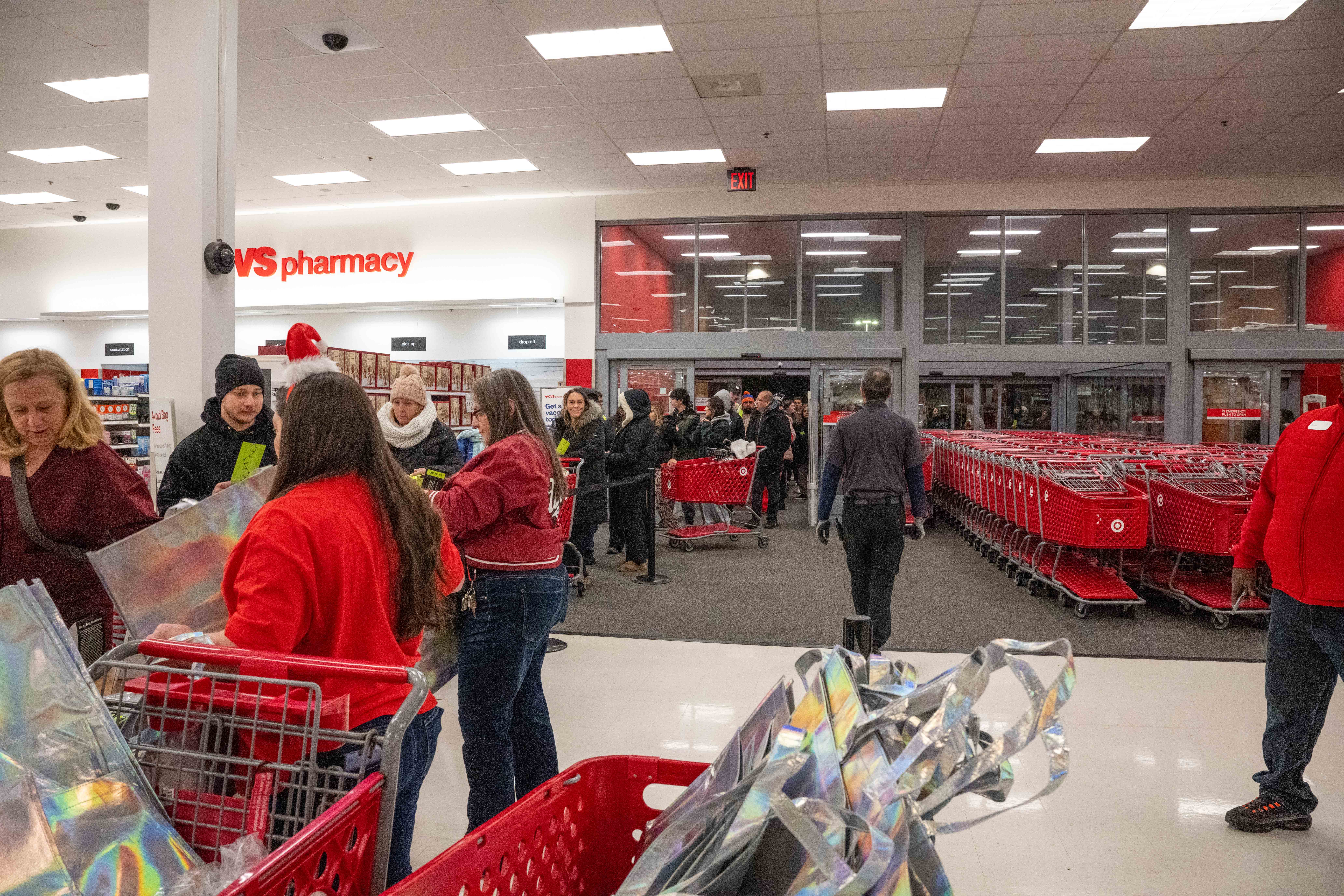 Shoppers flock to Target at the Bricktown Shopping Center on Friday, November 28, 2025, in Charleston. (Owen Reiter for the Advance/SILive.com)