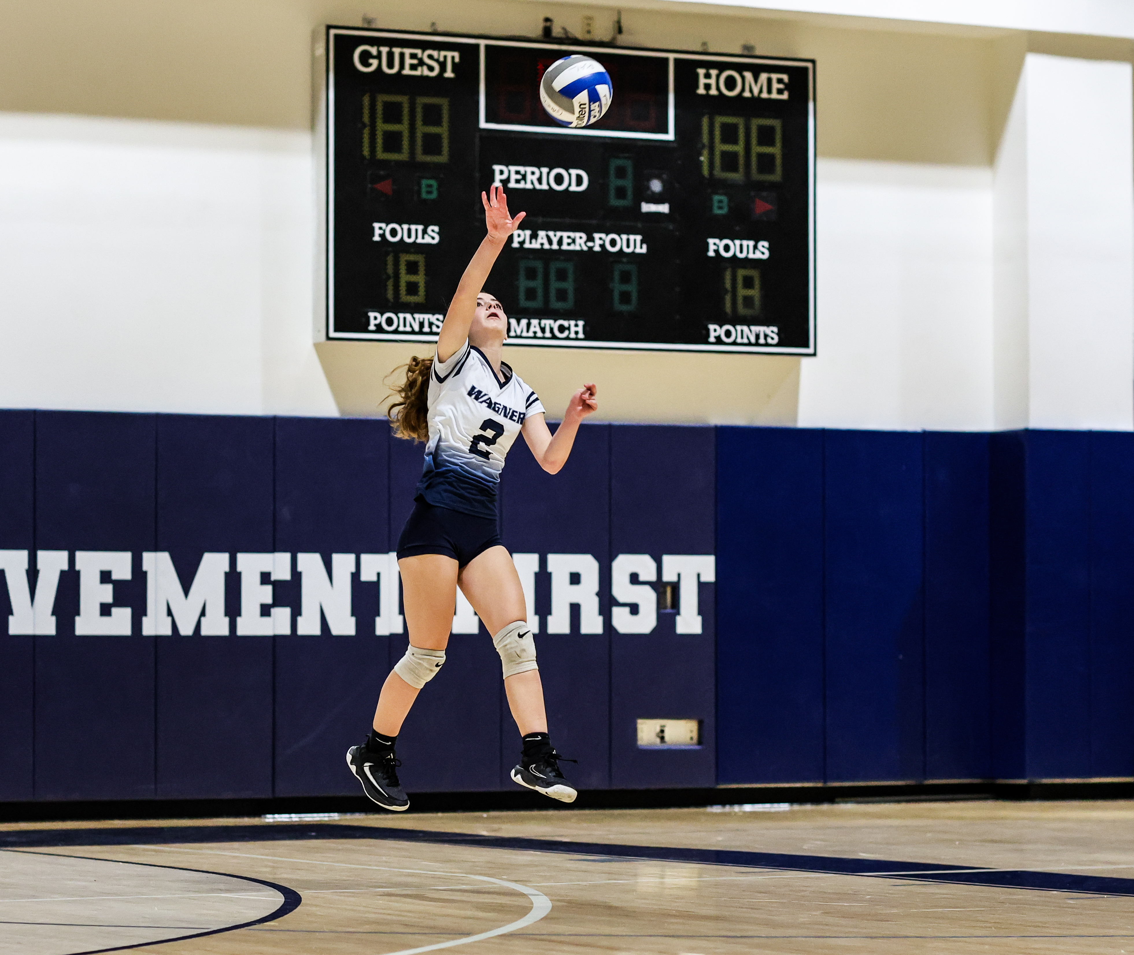 Staten Island HS girls’ volleyball: Susan Wagner beats MSIT to earn spot in PSAL city final, at Achievement First HS, in Brooklyn, on Wed. Nov. 19, 2025. (Kara Buzga for the Advance.SILive.com)