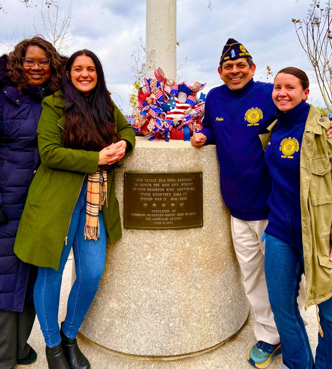 Local Leaders and Veterans Mark Veterans Day with Wreath