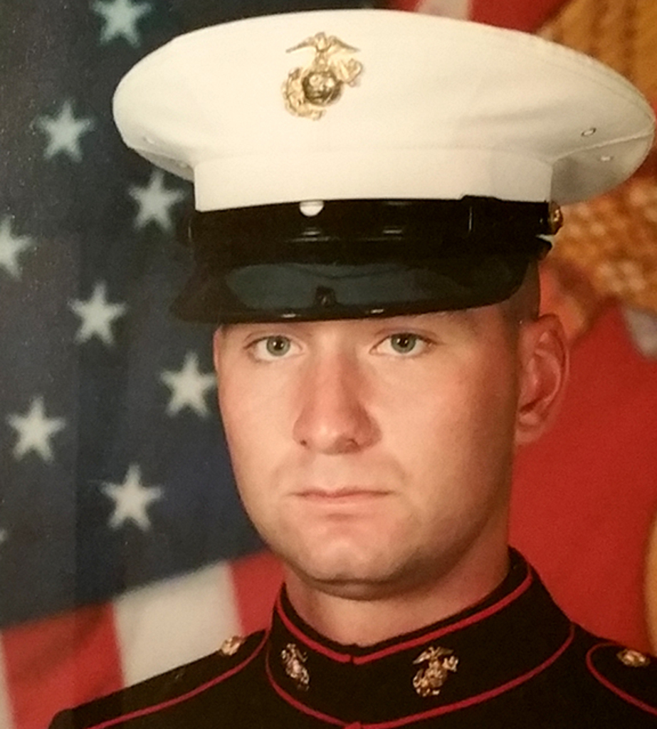 Staff Sgt Erik J. Tjornhom Jr. transitioned into the reserves and became a Police Officer with NYPD. Erik has been the NYC Representitive with the Marine for Life Network which was his last position as a Marine Reservist, he assists Marines and Veterans from all branches that relocate to Staten Island and NYC. (Courtesy of Erik J. Tjornhom Jr.)Advance