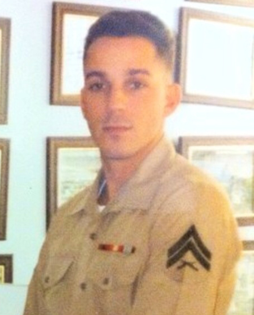 Gabriel Watson, USMC, of Dongan Hills, is pictured on Memorial Day 1994, at Camp Lejeune, in North Carolina, while serving with the 2nd Surveillance, Reconnaissance, Intelligence Group.