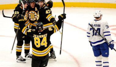 The Bruins are 14-11-0 this season.