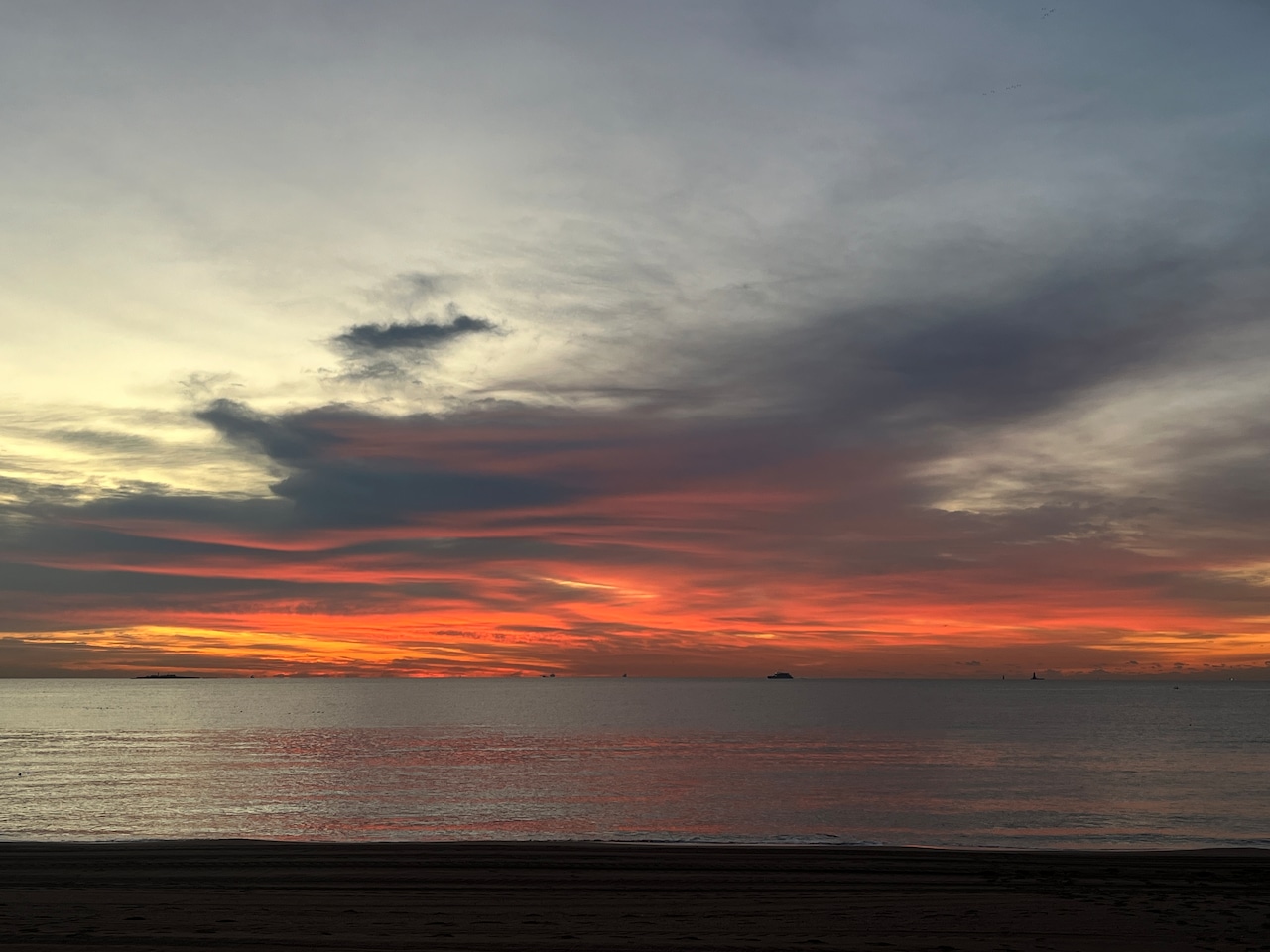 Sunrise in Midland Beach on Staten Island