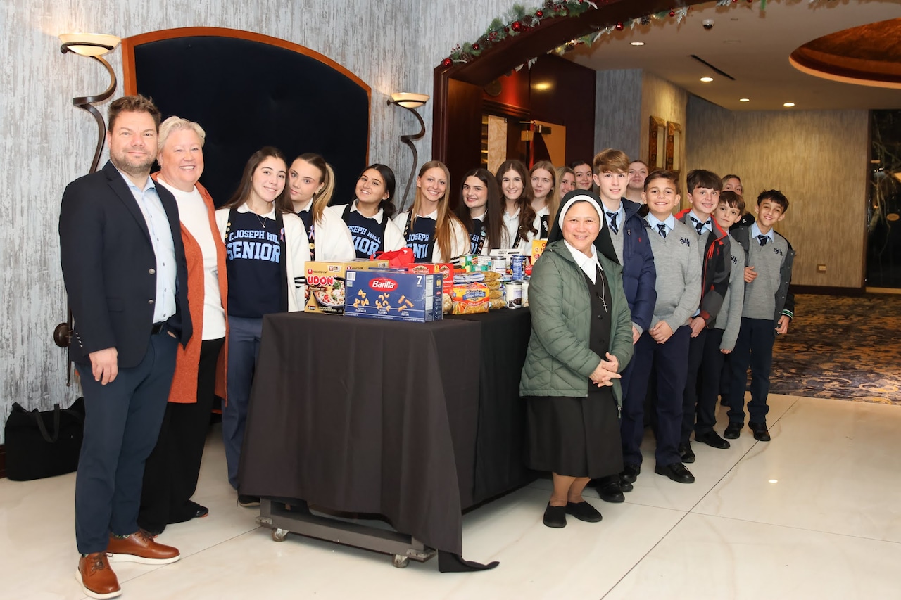 Students and staff from St. Joseph Hill