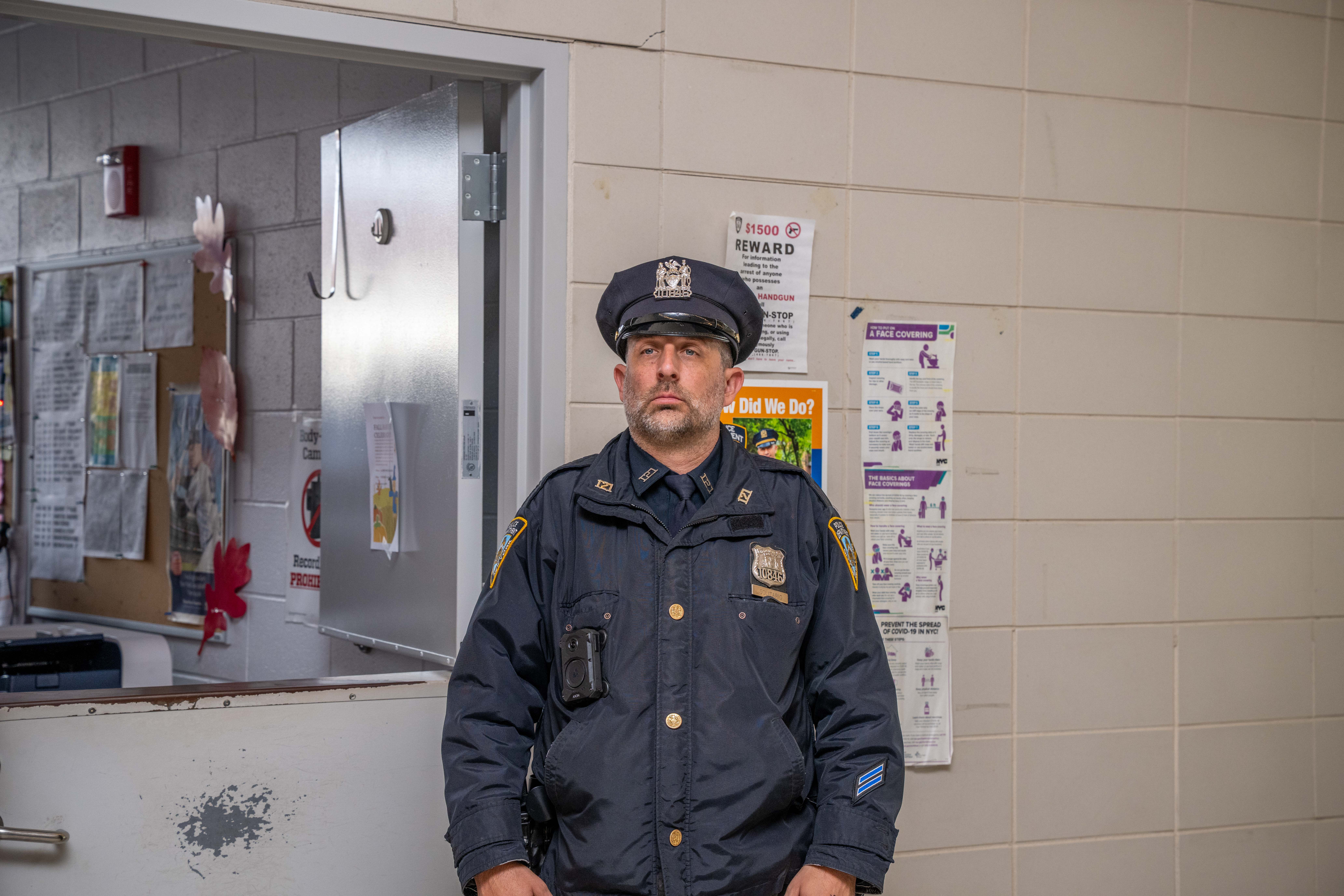 Friends, family, community leaders, elected officials, and fellow NYPD members gather at the 121st Precinct on Saturday, November 15, 2025, in Graniteville for the 10th annual Staten Island Remembers, honoring fallen Staten Islanders who served in the New York Police Department. (Owen Reiter for the Advance/SILive.com)