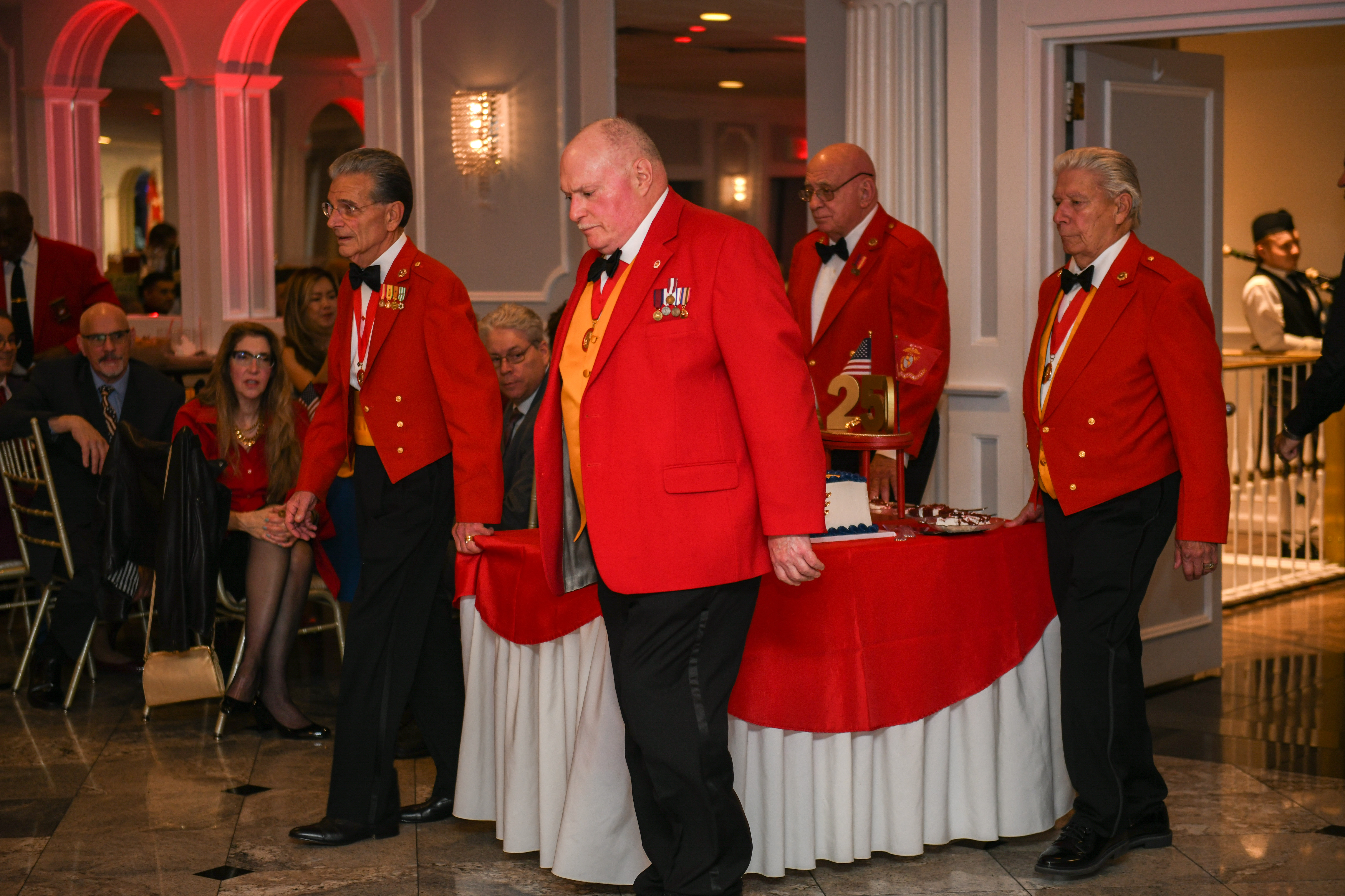 The Sgt. Angel Mendez Marine Corps League Detachment 246 celebrated the 250th Anniversary of the Marine Corps at LiGreci's Staaten on Nov.7, 2025.(Steve White for the Advance/SILive.com)