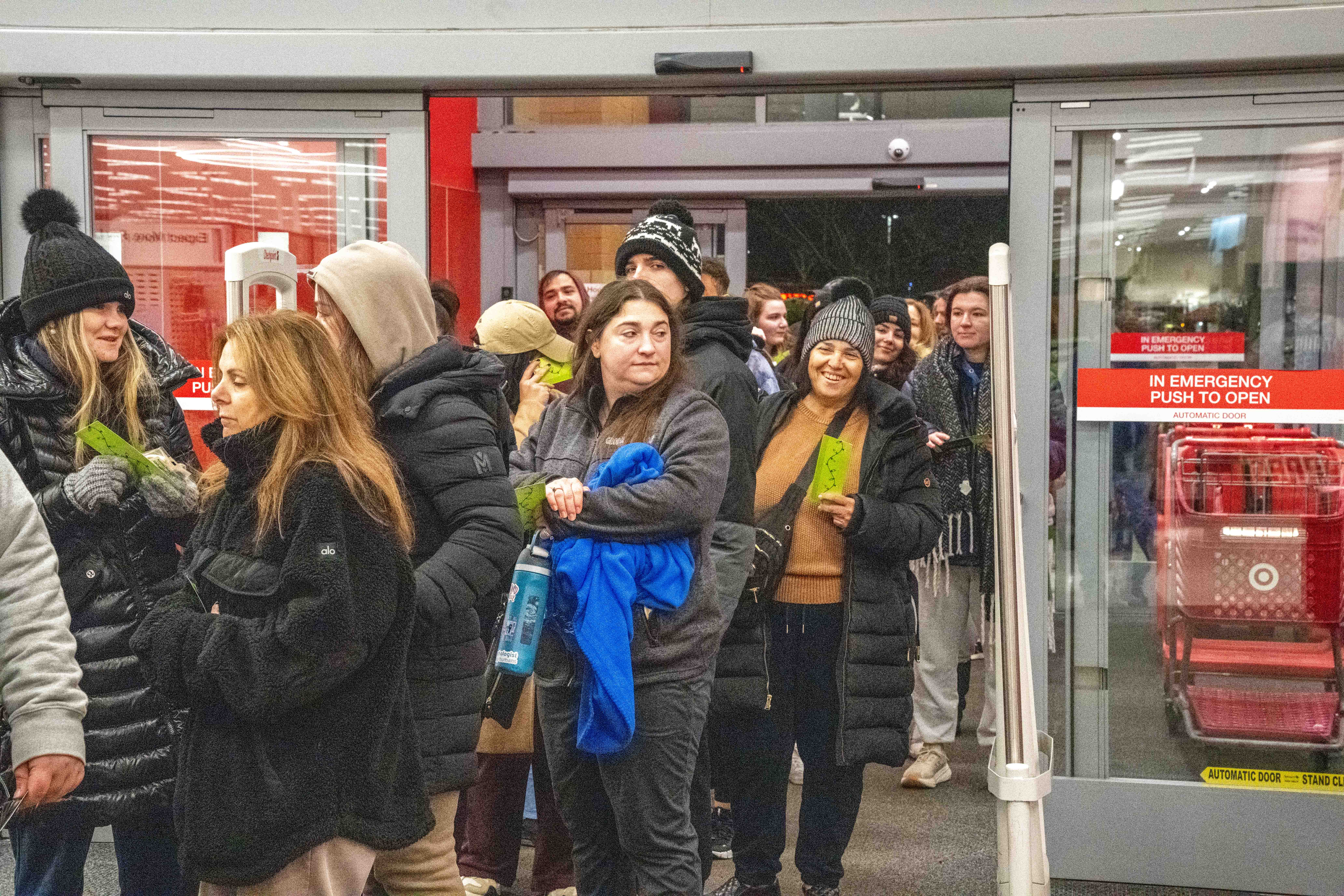 Shoppers flock to Target at the Bricktown Shopping Center on Friday, November 28, 2025, in Charleston. (Owen Reiter for the Advance/SILive.com)