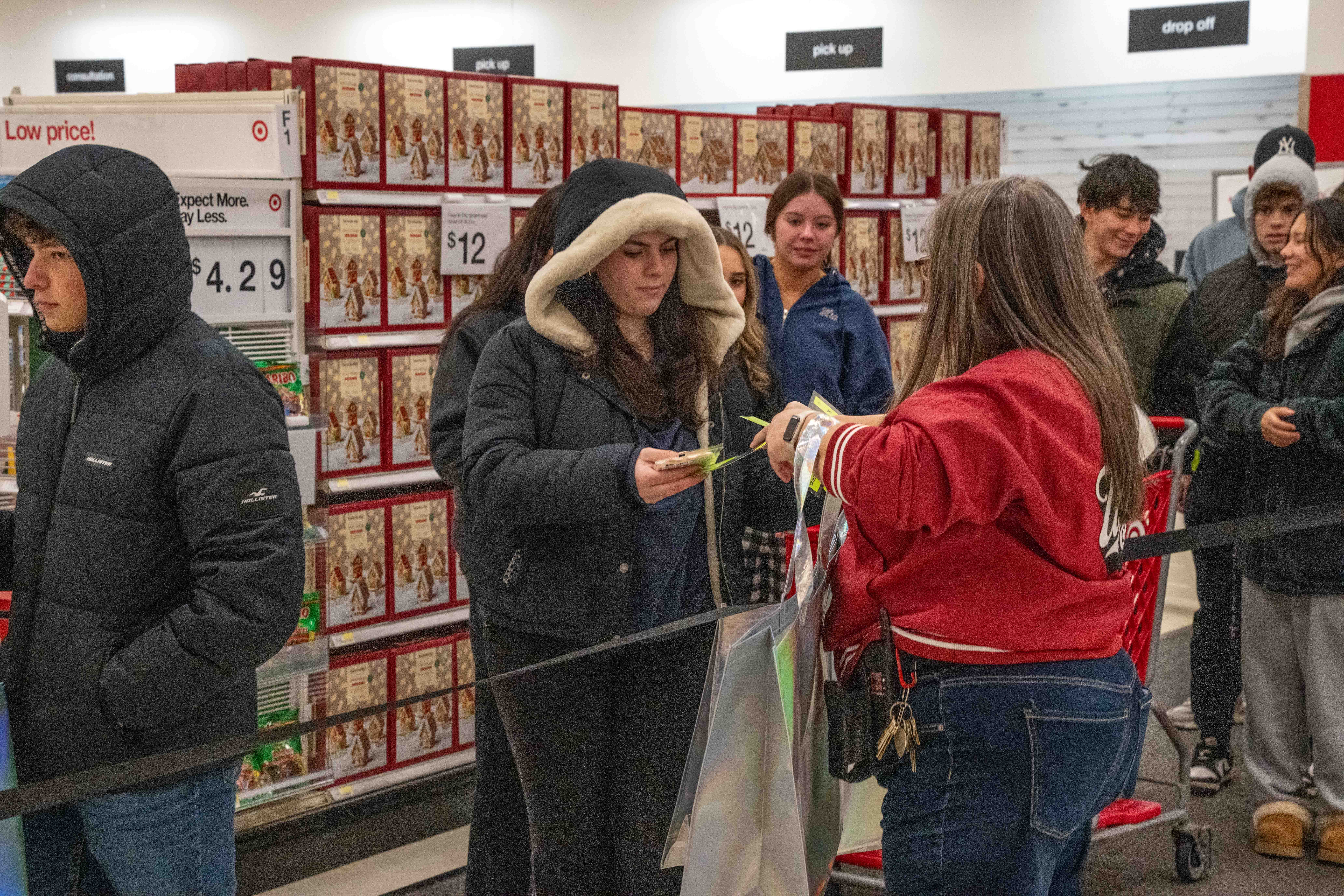 Shoppers flock to Target at the Bricktown Shopping Center on Friday, November 28, 2025, in Charleston. (Owen Reiter for the Advance/SILive.com)