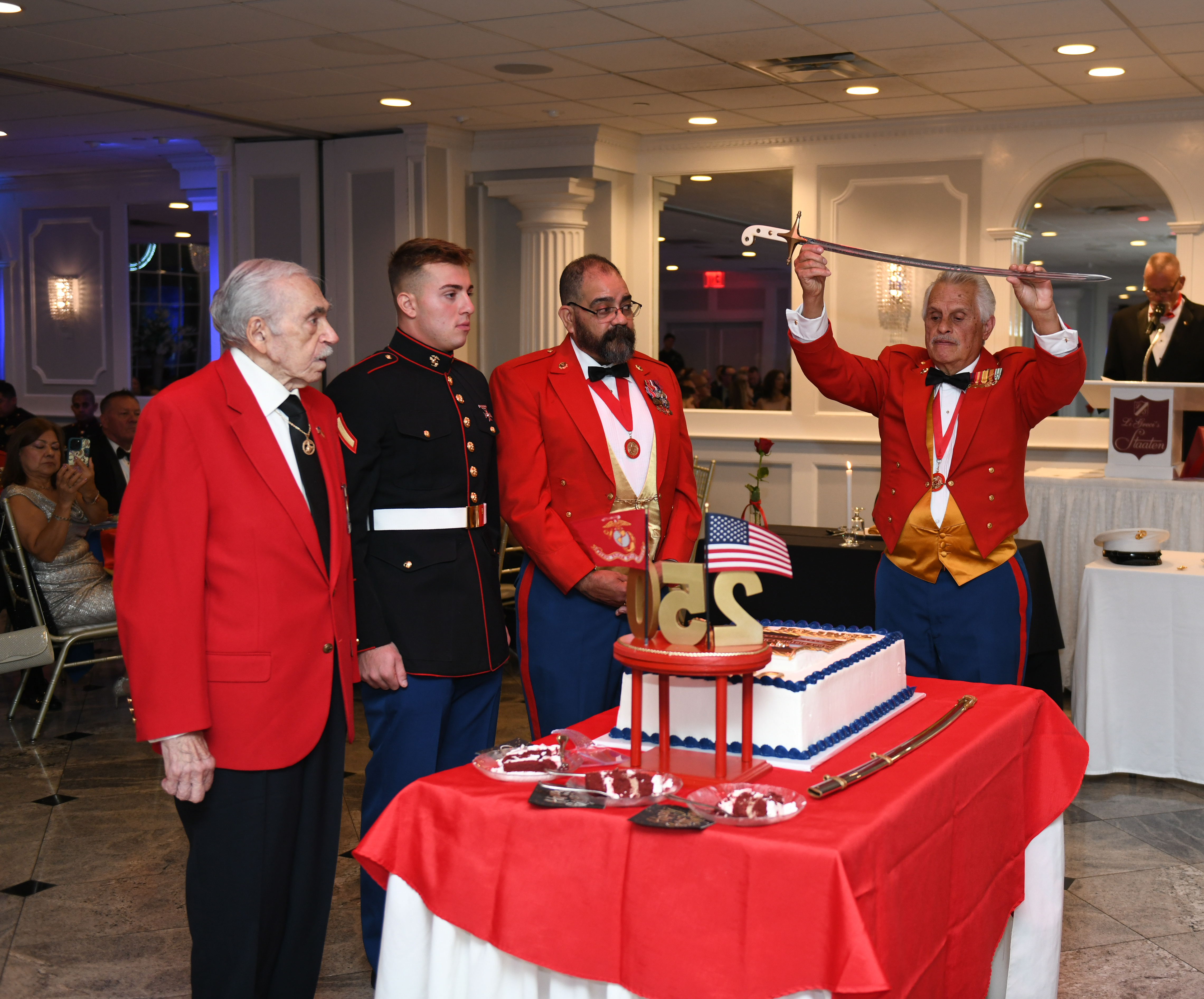 The Sgt. Angel Mendez Marine Corps League Detachment 246 celebrated the 250th Anniversary of the Marine Corps at LiGreci's Staaten on Nov.7, 2025.(Steve White for the Advance/SILive.com)