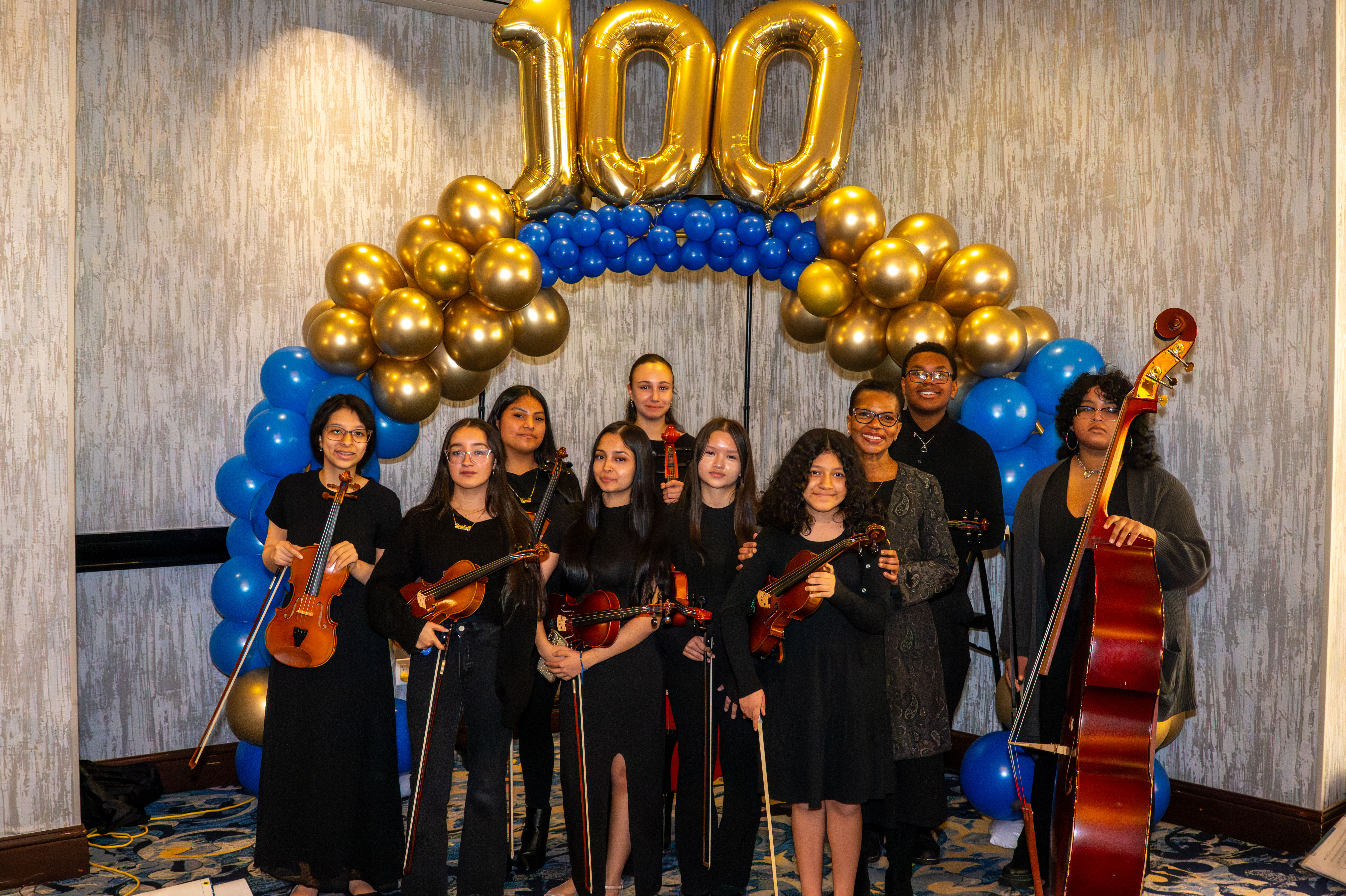 The Brighton Heights Reformed Church Youth Orchestra performs at the Staten Island NAACP’s Freedom Fund Luncheon held at Nicotra’s Ballroom at the Hilton Garden Inn on Saturday, November 8, 2025, in Bloomfield. The milestone event marked 100 years of service to the community. (Owen Reiter for the Advance/SILive.com)