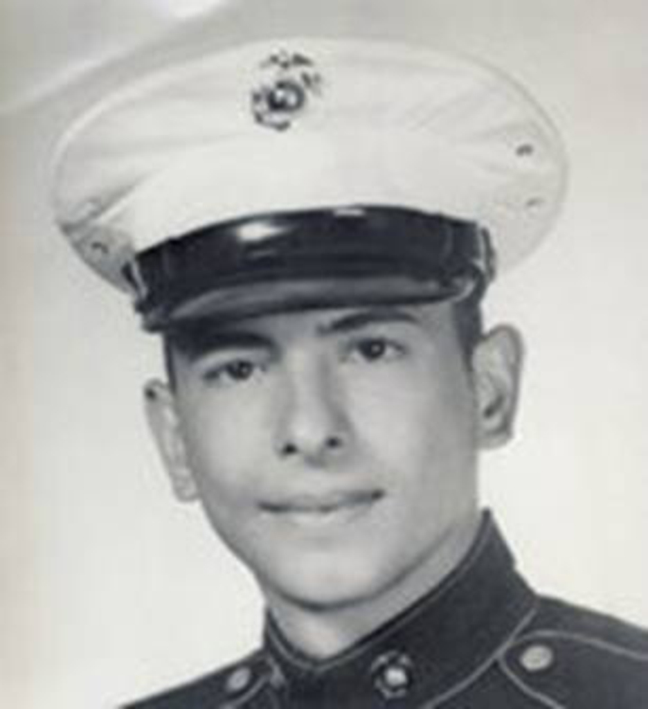 U.S. Marine, Frank Lentine of Eltingville. The photo was taken in 1953.