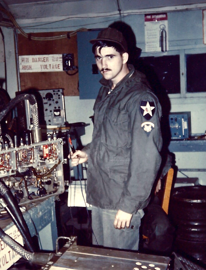 United States Army Major Peter W. Liander. This photo of Major Liander (USAR-Ret.) was taken in the winter of 1969 assigned to the 1/15 Artillery, Second Infantry Division, on the Demilitarized Zone in South Korea. (Photo submited by Adrienne Liander)