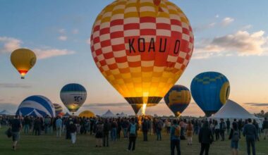 The flint hills balloon festival returns to manhattan, kansas, filling the sky with vibrant balloons and boosting tourism across the region.