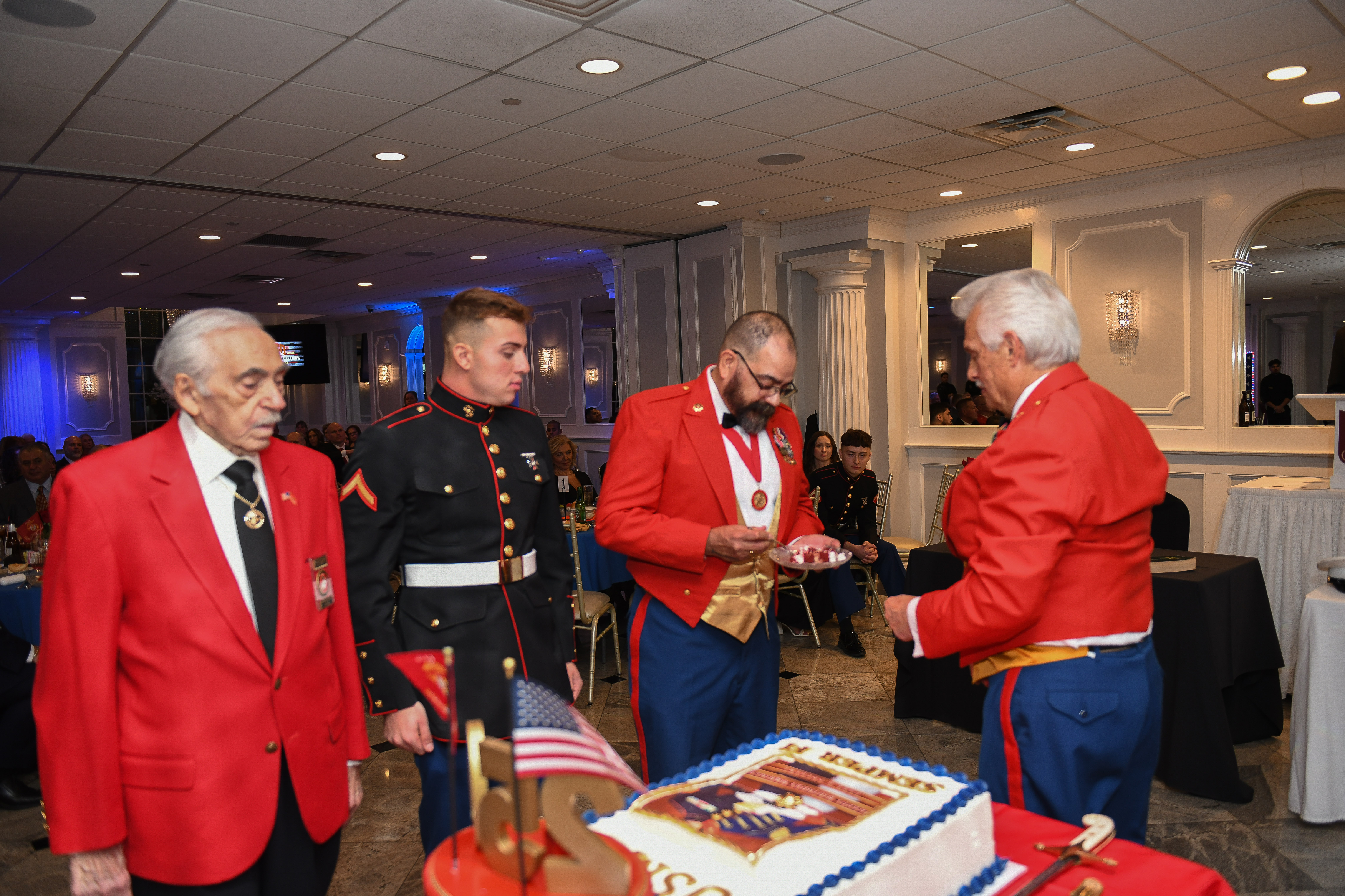 The Sgt. Angel Mendez Marine Corps League Detachment 246 celebrated the 250th Anniversary of the Marine Corps at LiGreci's Staaten on Nov.7, 2025.(Steve White for the Advance/SILive.com)