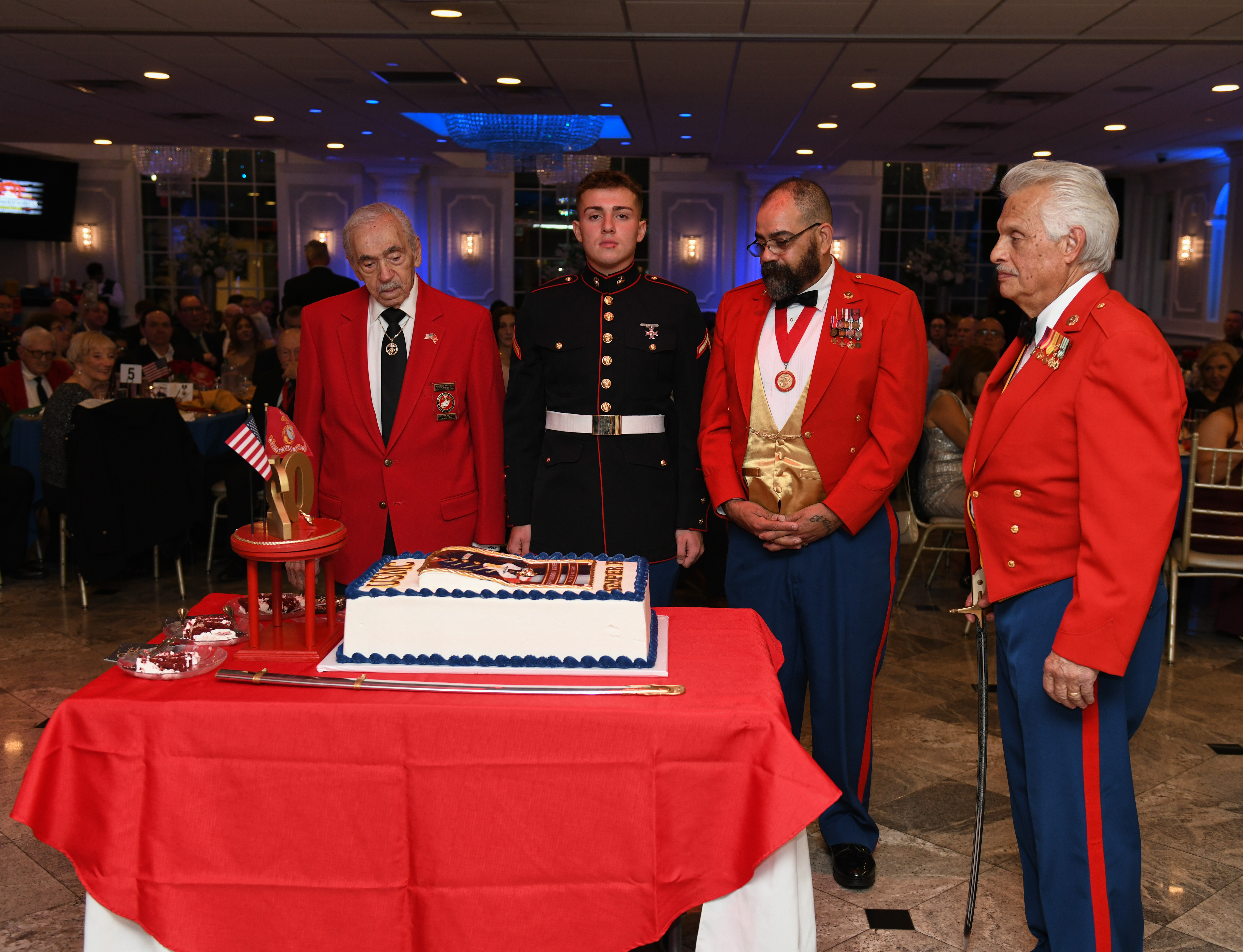 The Sgt. Angel Mendez Marine Corps League Detachment 246 celebrated the 250th Anniversary of the Marine Corps at LiGreci's Staaten on Nov.7, 2025.(Steve White for the Advance/SILive.com)