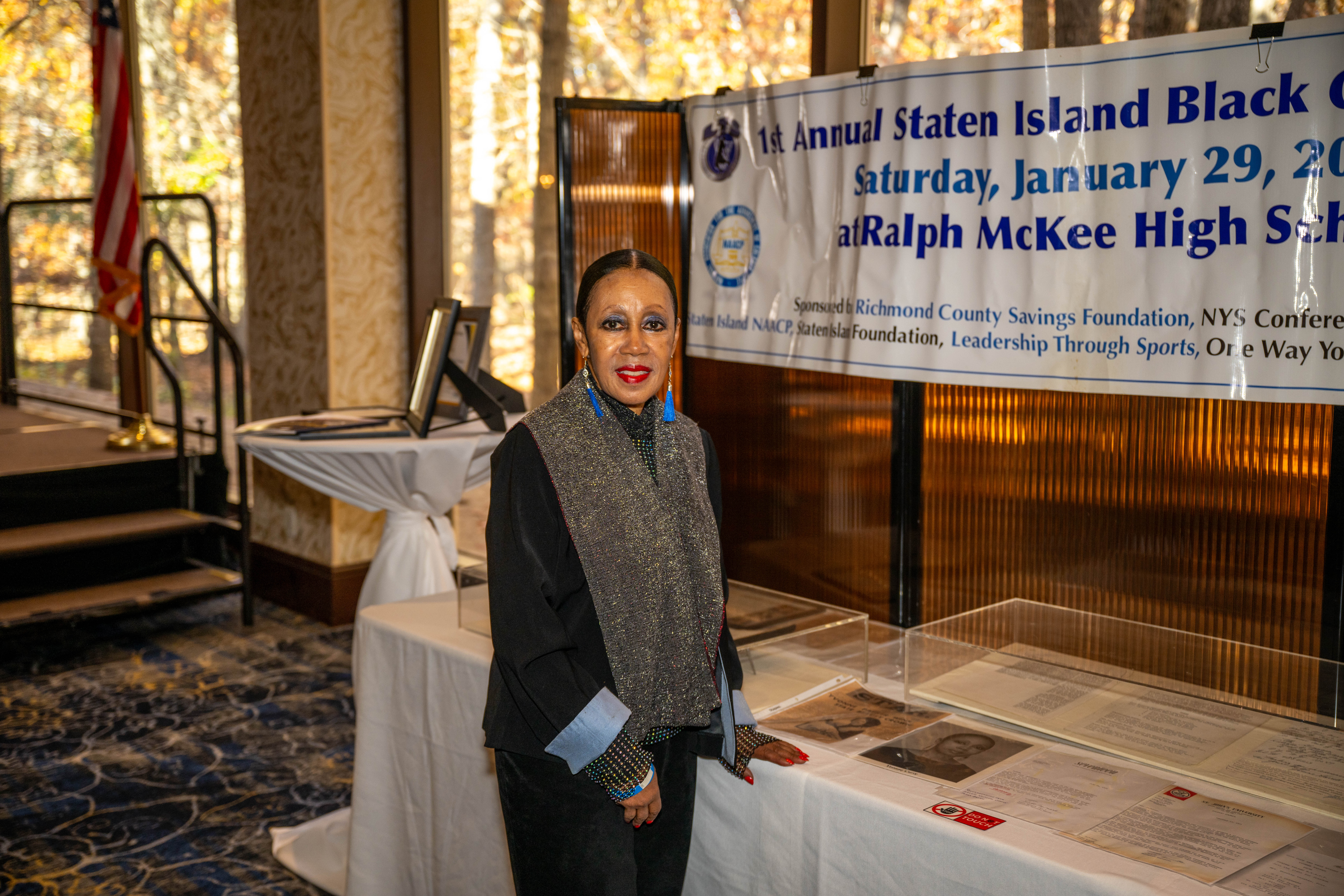 Yvonne Patricia Parker Curry, 76, who served as the Staten Island Branch Youth Council President in 1966, attends the Staten Island NAACP’s Freedom Fund Luncheon held at Nicotra’s Ballroom at the Hilton Garden Inn on Saturday, November 8, 2025, in Bloomfield. The milestone event marked 100 years of service to the community. (Owen Reiter for the Advance/SILive.com)