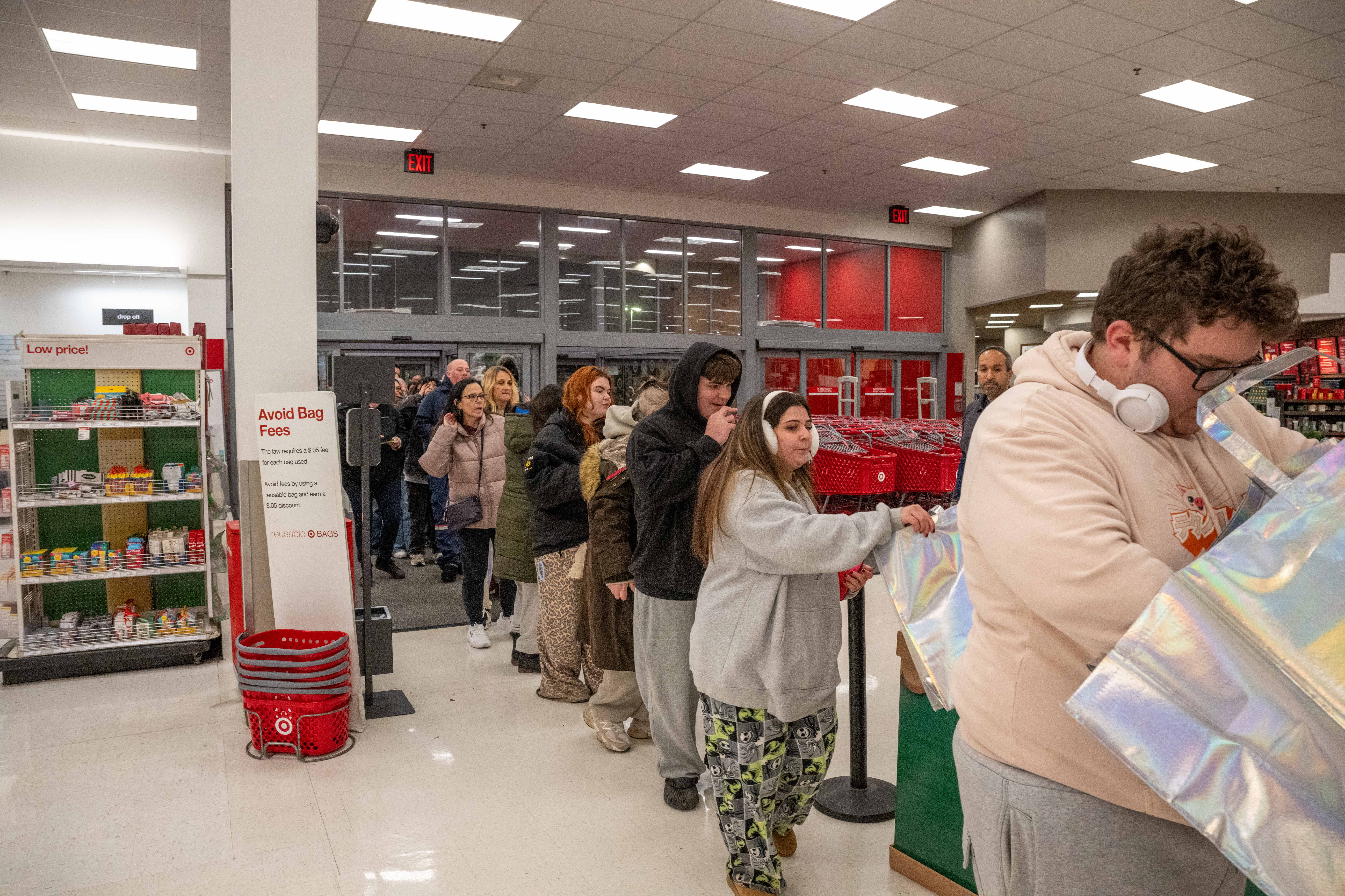 Shoppers flock to Target at the Bricktown Shopping Center on Friday, November 28, 2025, in Charleston. (Owen Reiter for the Advance/SILive.com)