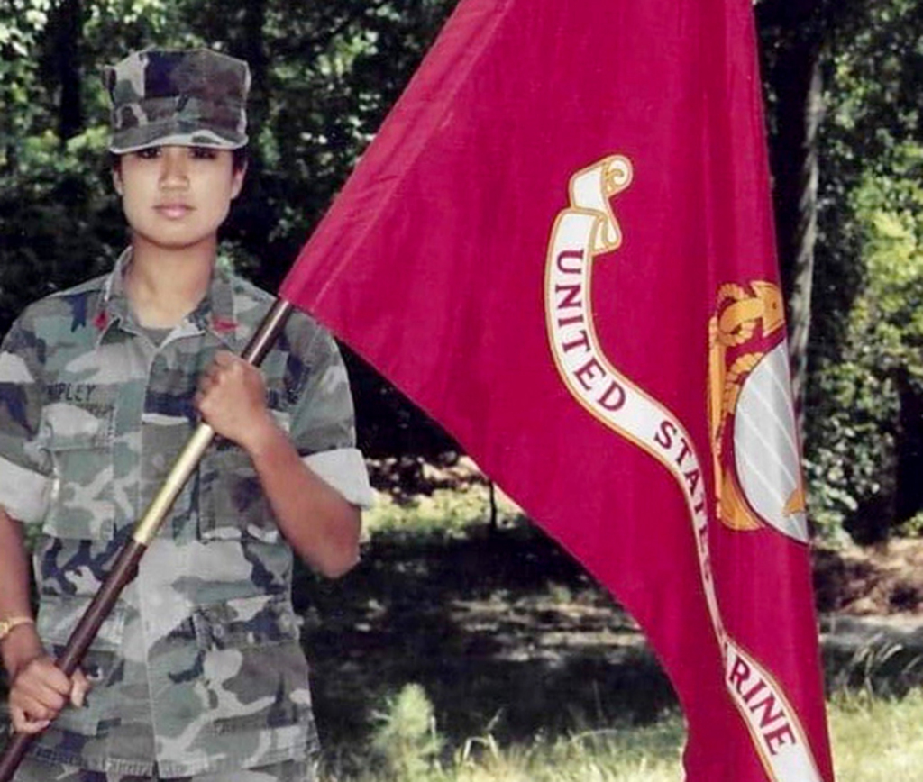 Maura Wattam served United States Marine Corps, final duty station: Air Wing Division supporting the Combat Assault Battalion. Photo taken in 1994. (Submitted by Jessica Mario)
