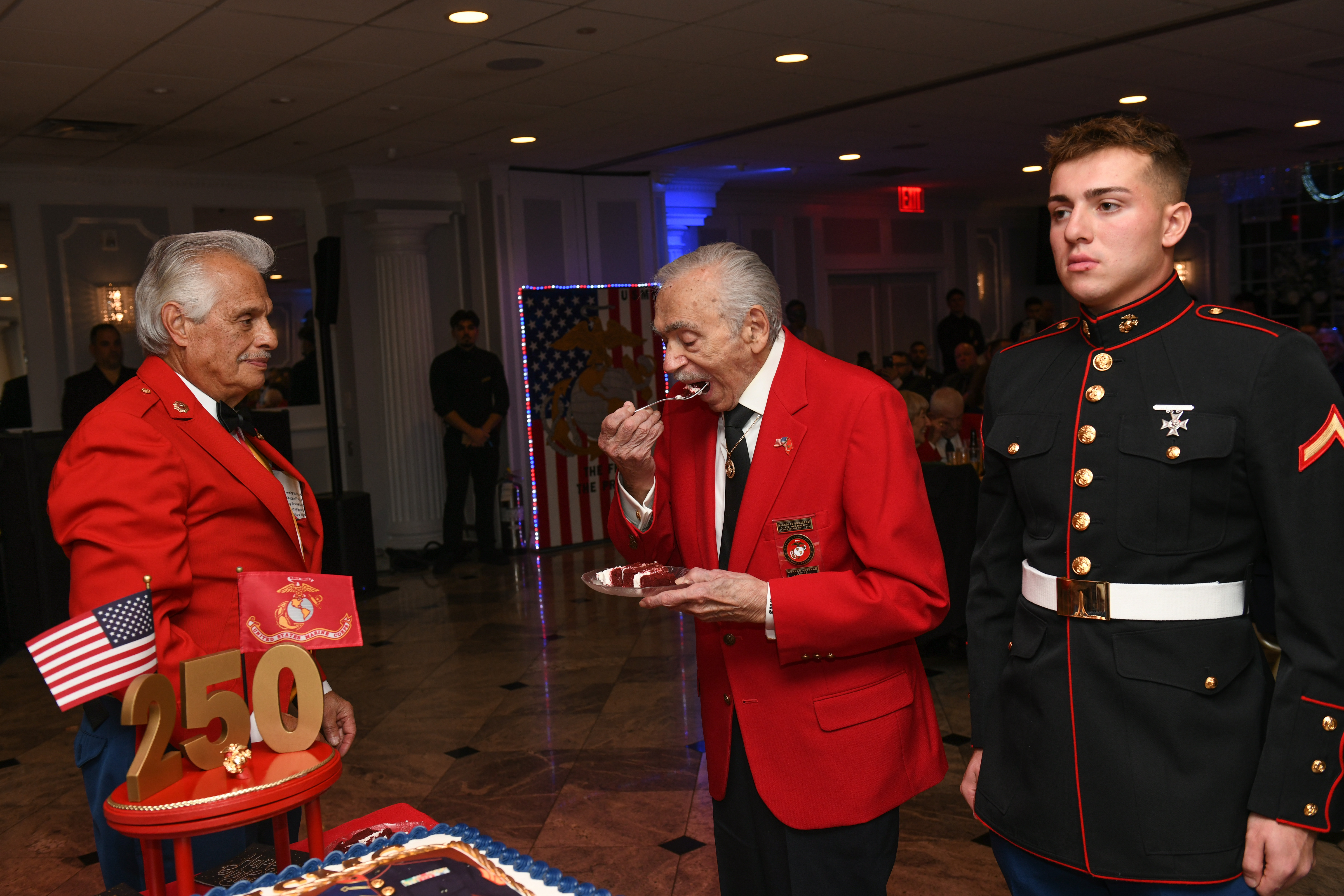 The Sgt. Angel Mendez Marine Corps League Detachment 246 celebrated the 250th Anniversary of the Marine Corps at LiGreci's Staaten on Nov.7, 2025.(Steve White for the Advance/SILive.com)