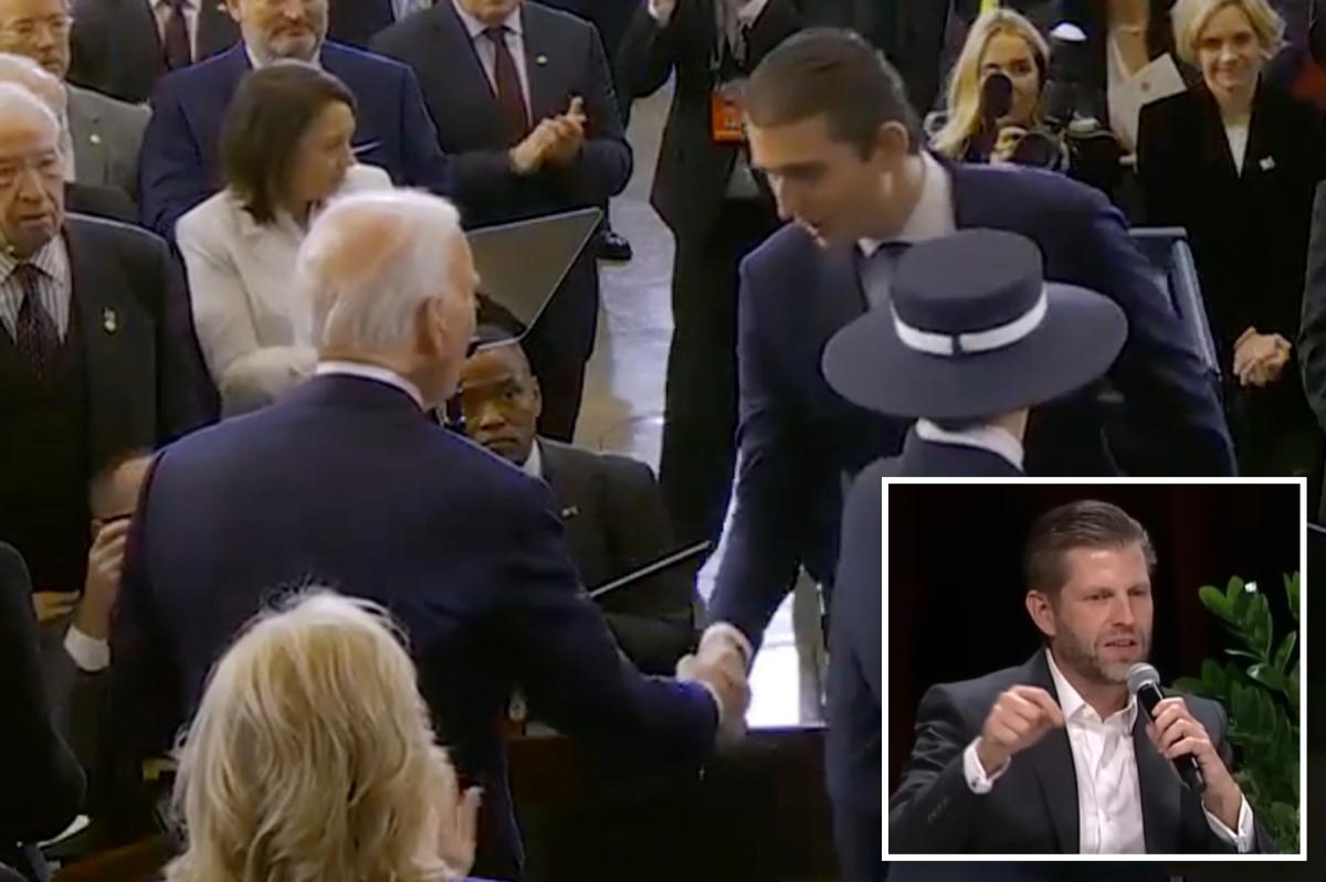 What Barron Trump said to Biden during his dad's inauguration revealed