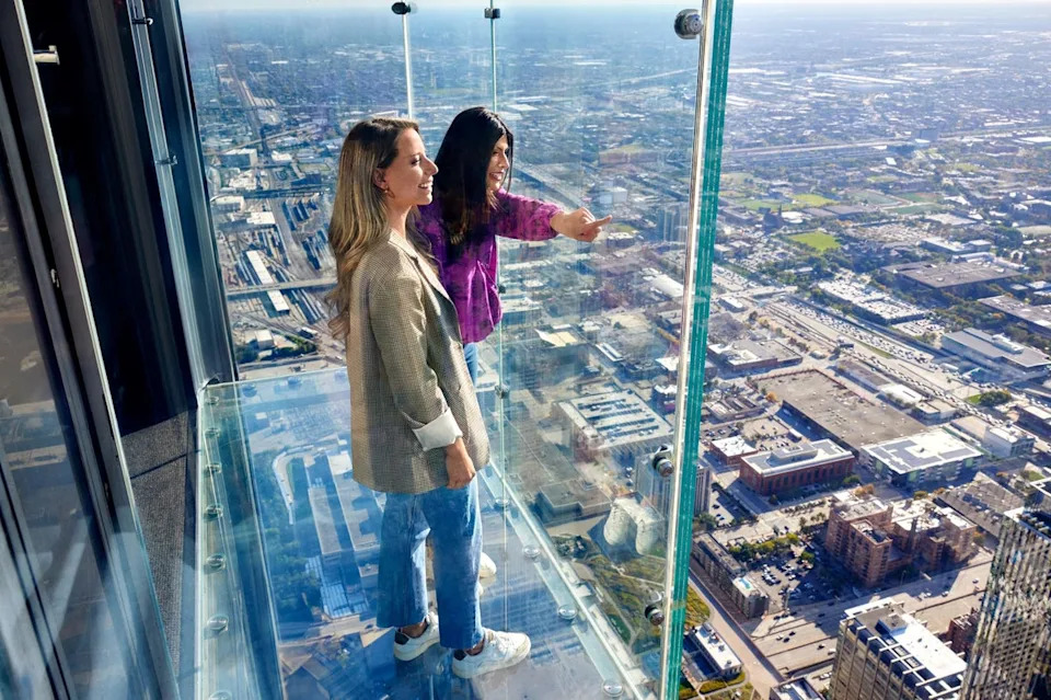 The Skydeck on the 103rd floor of Chicago's tallest building — the 1,451ft Willis Tower (Skydeck at Willis Tower)