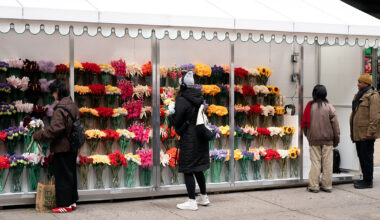 Cj hendry mimics NYC flower stands with first permanent shop in soho