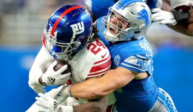 Detroit Lions vs. New York Giants first half live discussion