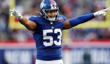 6 roster moves for New York Giants before Week 10 game vs. Chicago Bears