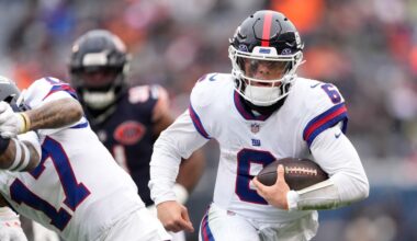 Jaxson Dart injury: NY Giants QB suffers possible concussion