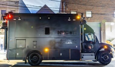 NYC’s new Emergency Communications Vehicle, the ECV-1, was unveiled Tuesday. Photo: NYCOTI