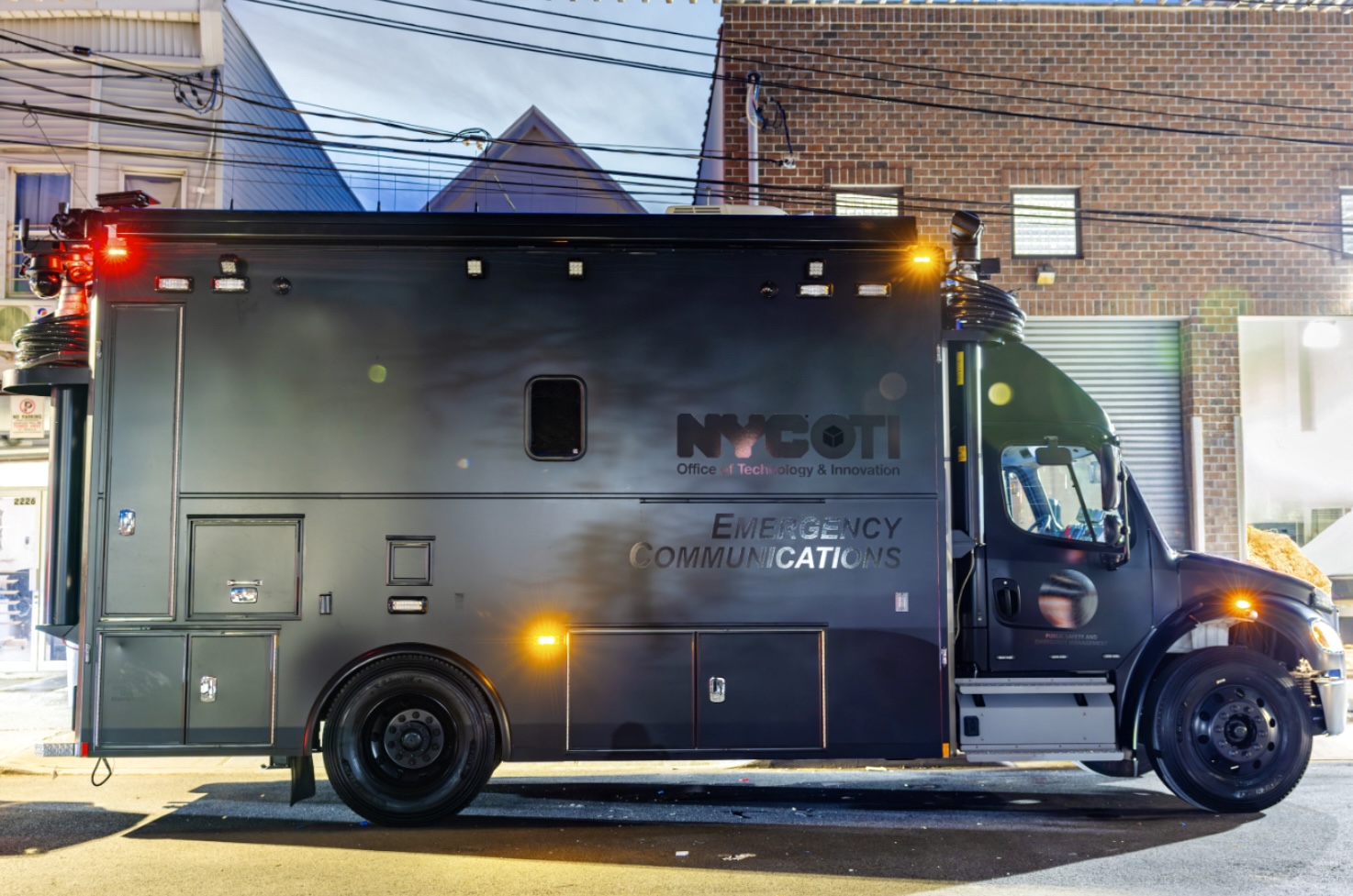NYC’s new Emergency Communications Vehicle, the ECV-1, was unveiled Tuesday. Photo: NYCOTI