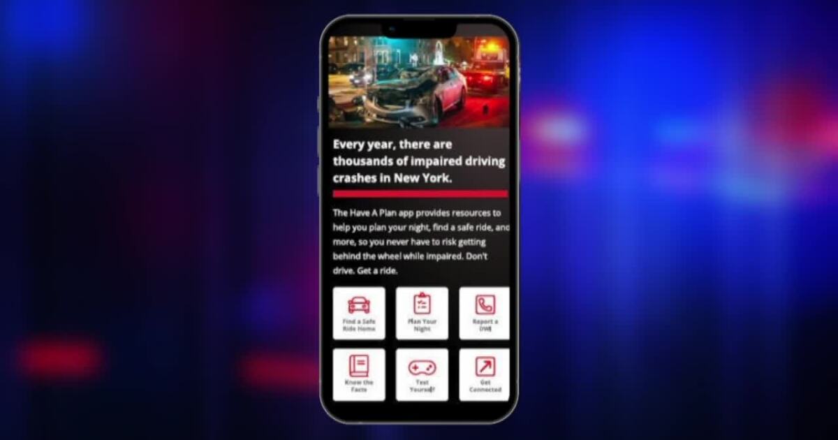 New York State highlights app to prevent impaired driving during the holidays
