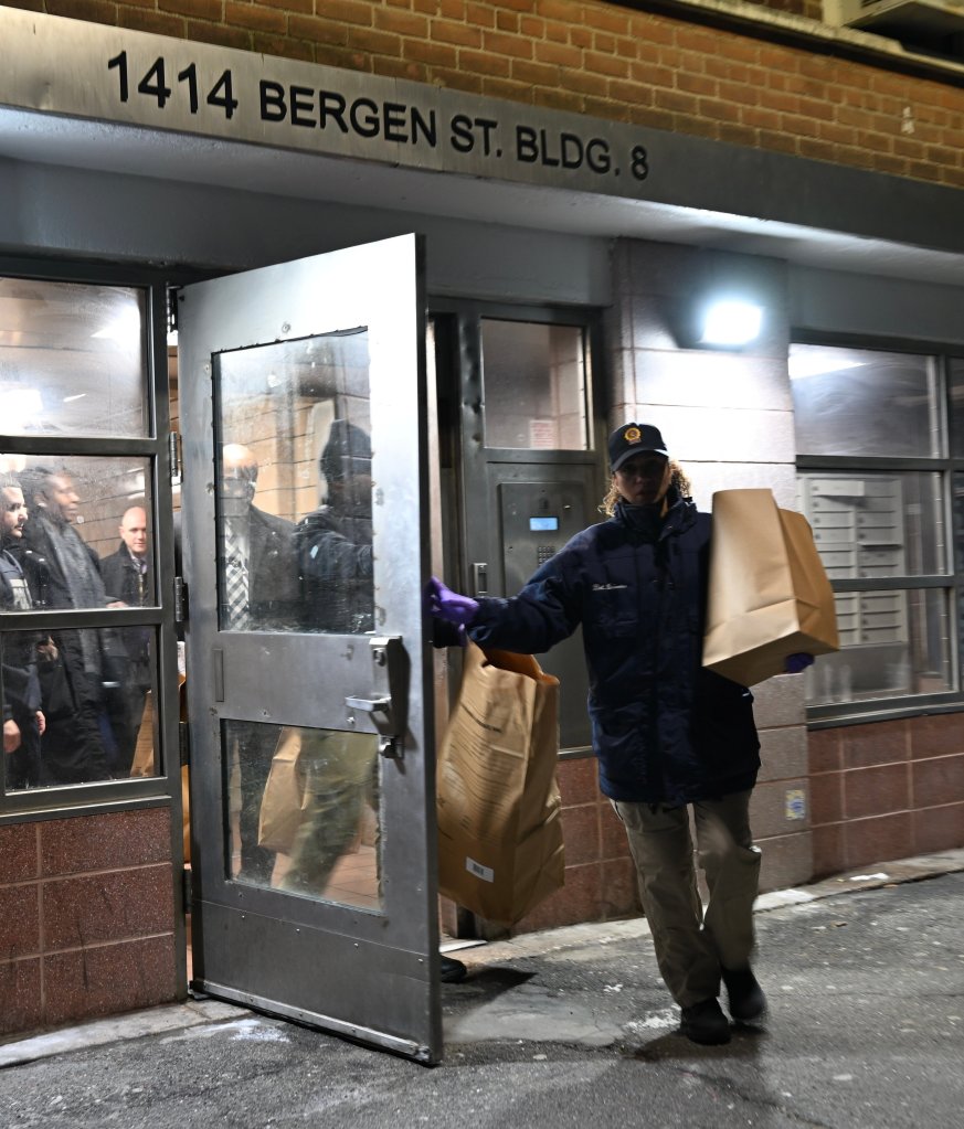 The teen took a bullet to the head around 4 a.m. Tuesday inside the 13-story building, part of the Albany Houses on Bergen Street in Crown Heights, police said.