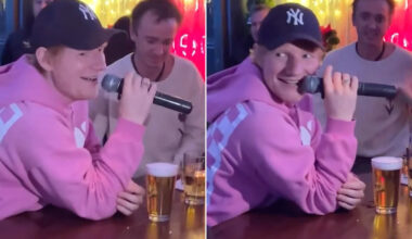 Ed Sheeran Sings His Own Song at a Karaoke Bar in N.Y.C. While Hanging Out with “Harry Potter ”Star Tom Felton