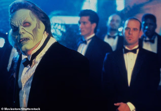 Edwards said that Greene's performance as mobster Dorian Tyrell alongside Jim Carrey and Cameron Diaz in The Mask (1994) was 'arguably his best role'; Greene seen in a still