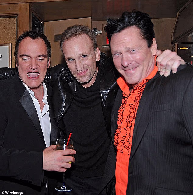 While a cause of death has yet to be determined by the medical examiner, police do not suspect foul play; Greene (center) pictured with Pulp Fiction director Quentin (L) and actor Michael Madsen, who passed away in July. Pictured in 2010