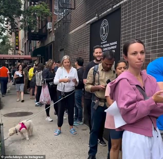 Affluent New Yorkers in one of the city's most exclusive zip codes have hit out at the yet-to-be-opened York Club after they say they were lured into paying for an 'elevated fitness experience' that has been constantly delayed