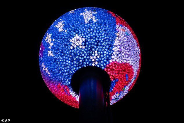 The New Year's Eve ball designed for the US's 250th year
