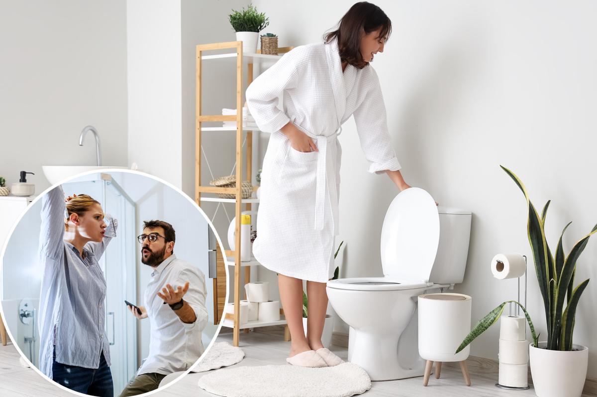 Husband slams wife for 'disgusting' bathroom habit