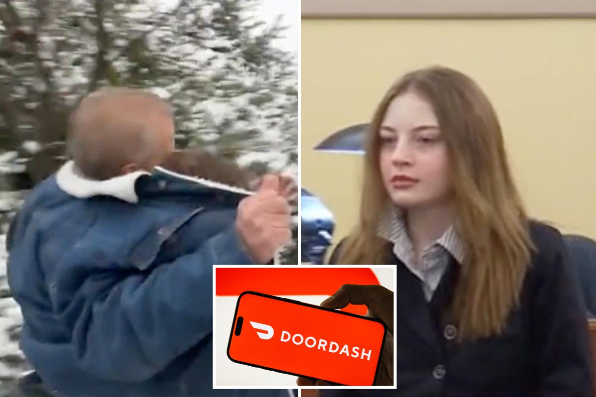 NY DoorDash driver arrested for sharing video of passed-out naked customer hides from cameras outside courthouse