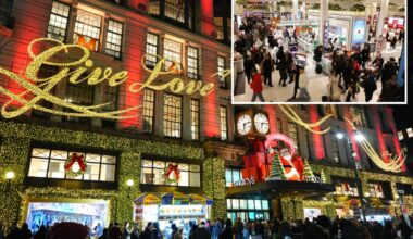 Tourist stabbed by NYC homeless woman at Macy’s Herald Square was changing baby: sources