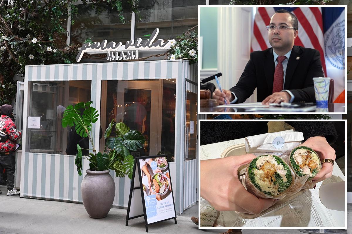 NYC councilman takes aim at popular restaurants like Pure Vida -- demanding sodium warning signs