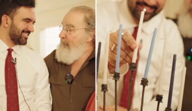 Anti-Zionist Mamdani celebrates Hanukkah with Jewish actor Mandy Patinkin