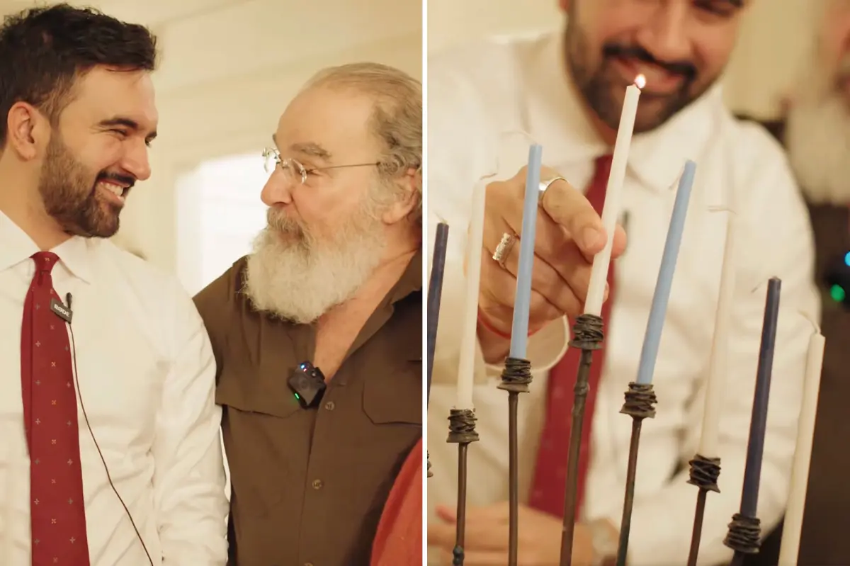 Anti-Zionist Mamdani celebrates Hanukkah with Jewish actor Mandy Patinkin