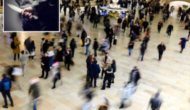 NYC subway knife attacks surge 100% in single day as two stabbed on trains