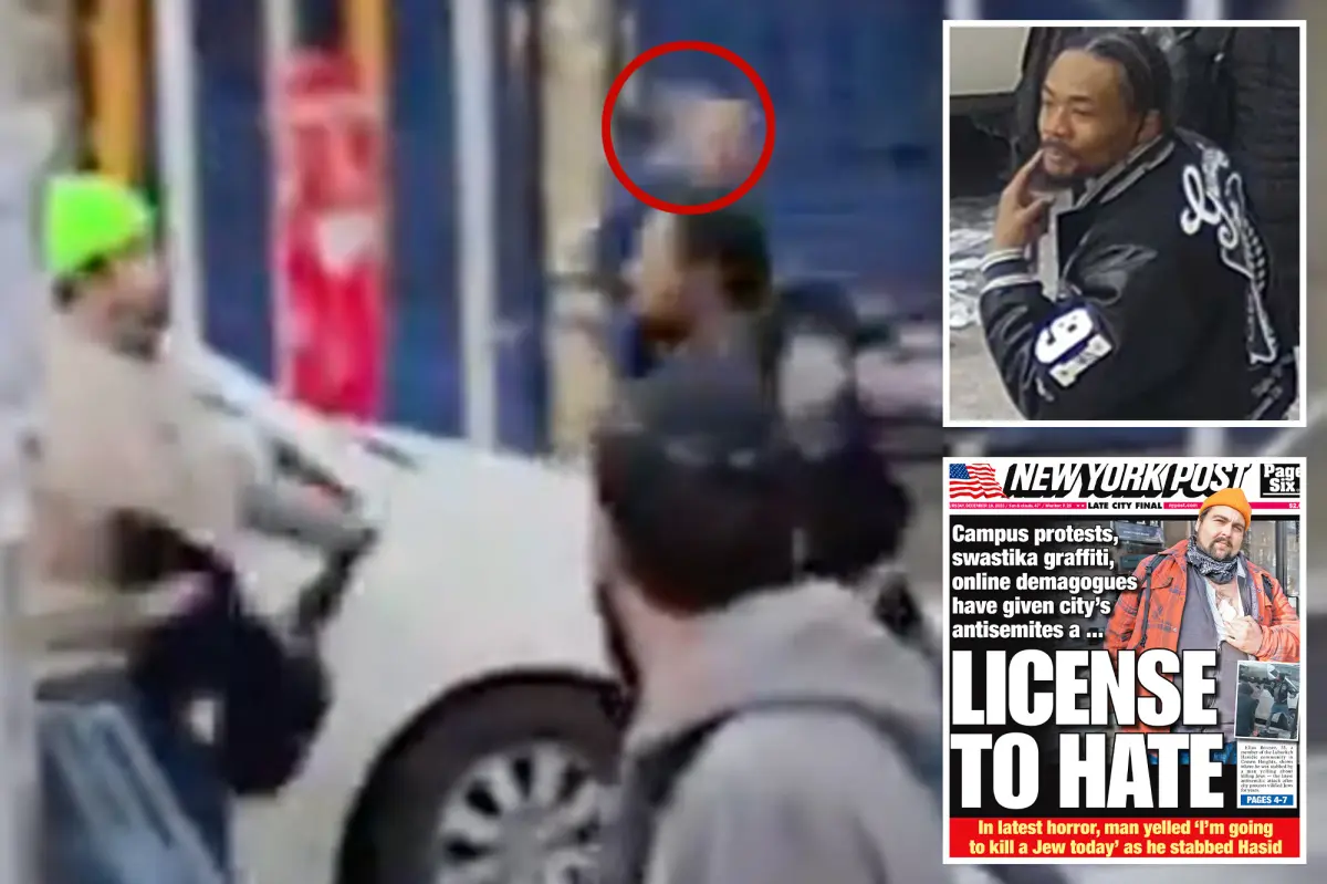 New Yorker stabbed outside synagogue speaks out after cops scoop up antisemitic maniac