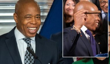 Eric Adams whips out cigar, gives spicy 2-word answer on whether he'll miss being NYC mayor