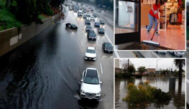 Rainfall hits Southern California, causing evacuations, road closures and fatalities