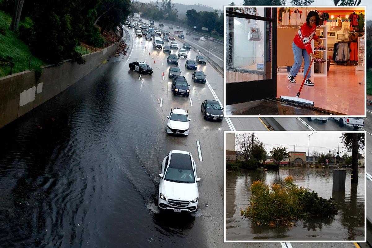 Rainfall hits Southern California, causing evacuations, road closures and fatalities